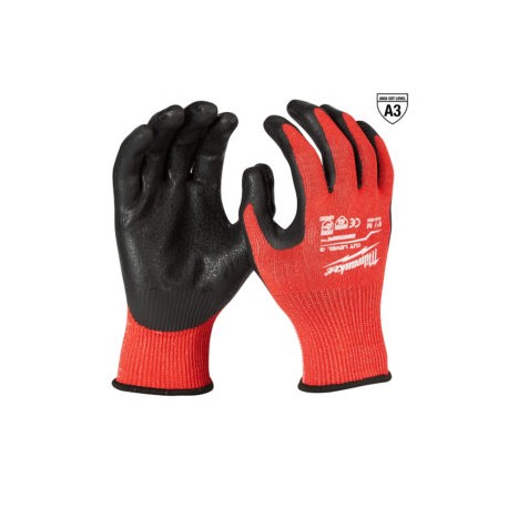 48-22-8931 GUANTES ANTICORTE NIVEL 3 BAÑADOS EN NITRILO M