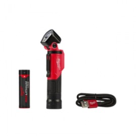 2113-21 LÁMPARA DE MANO LED RECARGABLE DE USB 500 LÚMENES CON BATERÍA USB + CABLE USB