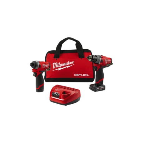 2598-22 ROTOMARTILLO 1/2? & DESTORNILLADOR HEXAGONAL 1/4? M12™ FUEL™ COMBO-KIT