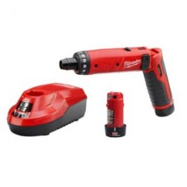 2101-22 ATORNILLADOR M4 REDLITHIUM  200 Y 600 RPM 1/4 HEX CON DOS BATERIAS Y CARGADOR