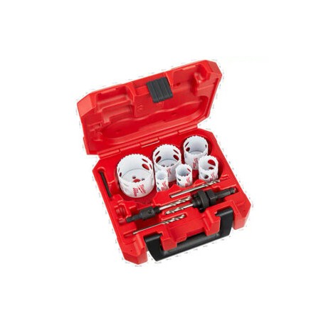 49-22-4095 KIT DE BROCA SIERRA HOLE DOZER™ PARA ELECTRICISTA DE 10 PIEZAS (7/8?, 1 1/8?, 1 3/8?, 1 3/4?, 2?, 2 1/2?, 3/8? VÁSTA
