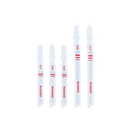 49-22-1178 JUEGO DE SEGUETAS 5 PIEZAS PARA CALADORA BI METAL MIXTO ZANCO T.